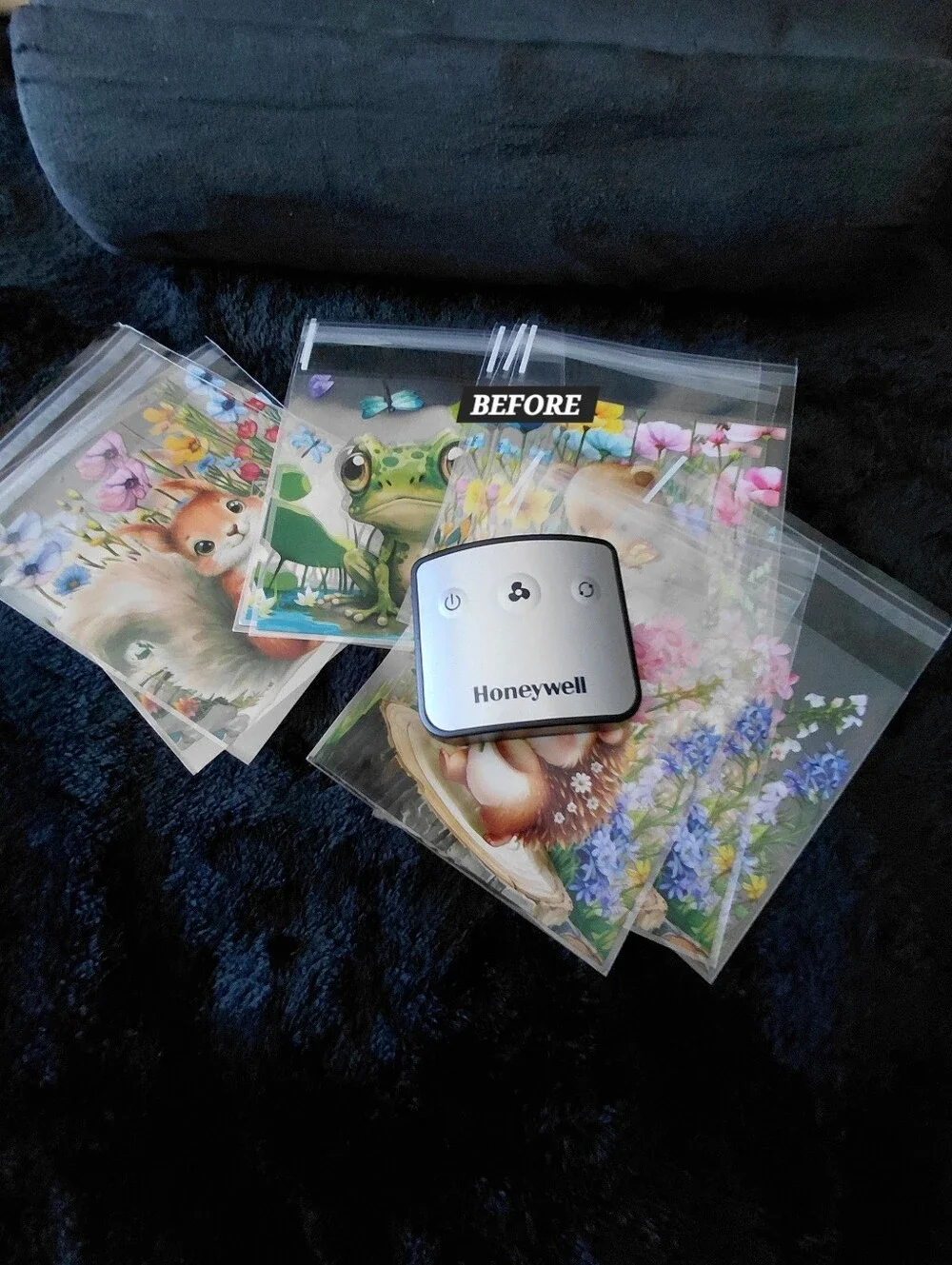 15ct. Self-Seal Recloseable Forrest Animals Print Treat/Jewelry Bags 3x5.